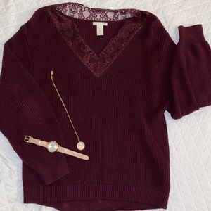 Knit Lace Sweater